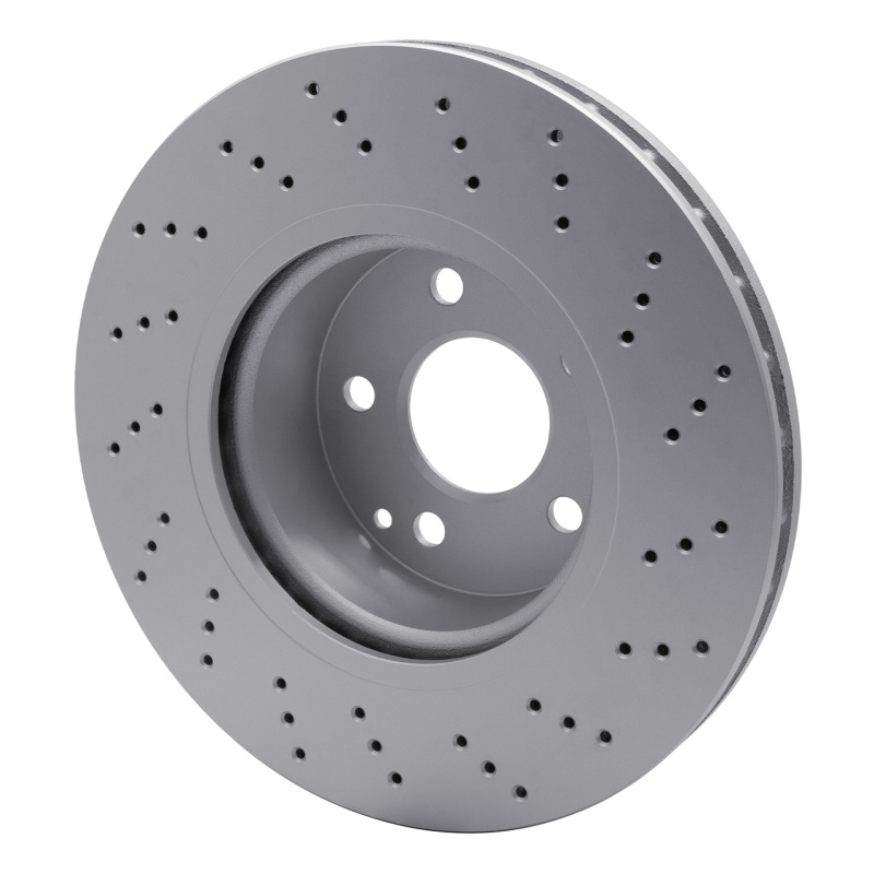 Mercedes-Benz S500 Brake Rotor (1) - Front - R1 Concepts - Drilled GeoSPEC Coated - `02-`06